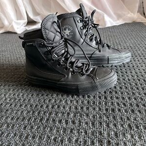 Converse Chuck Taylor Waterproof High Top All Black Insulated Boot - New